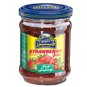 مربای توت فرنگی گلچین خزر (770 گرم)