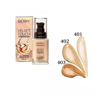 کرم پودر گاش GOSH اورجینال مدل VELVET TOUCH حجم 34 میلی لیتر