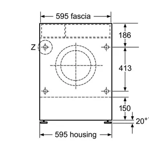 ماشین لباسشویی_خشک کن توکار بوش مدل BOSCH WKD28540EU