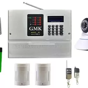پکیج دزدگیر اماکن سیم کارتی جی ام کا GMK S2 با بیمه ایران 12 ماهه دوربین وایرلس