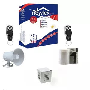 پکیج کامل دزدگیر اماکن مدل Newlex NX3 نیولکس  - بلند گو - 1 عدد سنسور باسیم | آماده نصب