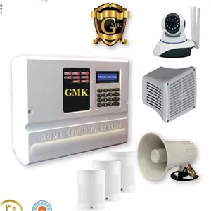 پکیج دزدگیر GMK سیمکارتی با 3 چشمی و دوربین بیبی کم