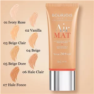 کرم پودر بورژوآ سری Air Mat حجم 30 میل | پوستی مخملی با ماندگاری بالا