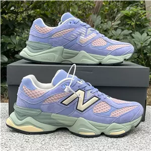 نیوبالانس 9060 بنفش صورتی سبز کرم New Balance 9060 The Whitaker Group Missing Pieces Daydream Blue U9060WG1