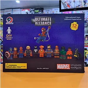 لگو شخصیت مدل مارول (MARVEL)  مجموعه 12 عددی AMT