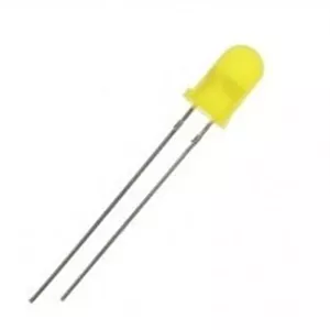 ال ای دی 5mm زرد مات پایه بلند