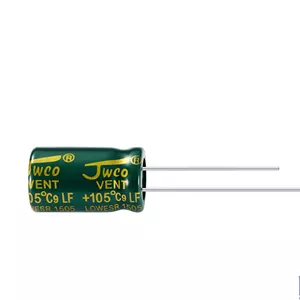 خازن الکترولیت 100uF-25V ابعاد6.3در12برند JWCO