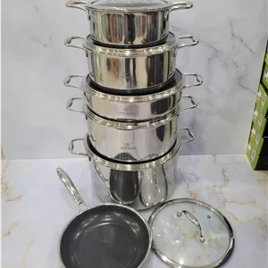 سرویس قابلمه استیل12تکه مارک لایف اسمایل