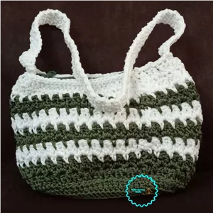 کیف بافتنی زنانه زیپ دار کد 007 (سفارشی)