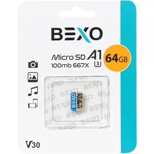 BEXO Extra 667X microSDXC A1 V30 UHS-I U3-256GB