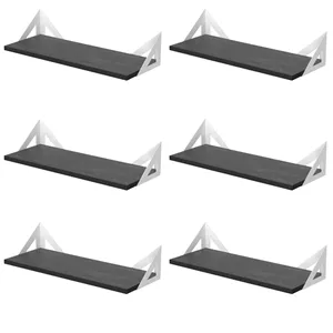 شلف دیواری دینیال مدل p.s مثلثی کد DN-02SH-06 مجموعه شش عددی
