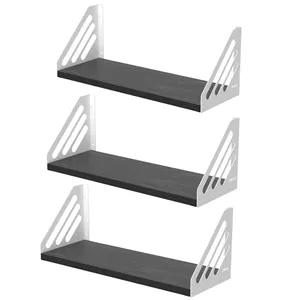 شلف دیواری دینیال مدل p.s خطی کد DN4015 مجموعه سه عددی