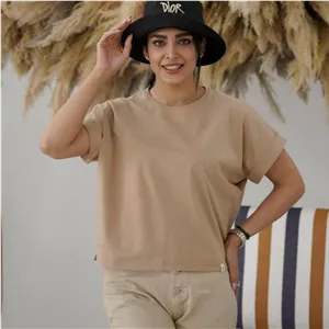 کراپ تیشرت زنانه بیسیک کد 311