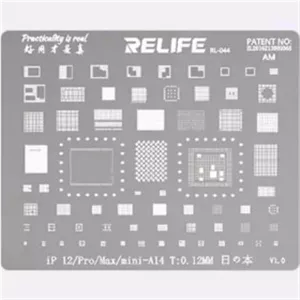 قیمت و خرید شابلون آی سی RELIFE RL-044 IPZ7 IP12/12Pro/12ProMax/12Mini-A14