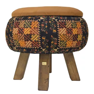 پاف نیروانا مدل باکسدار مخمل طرح سنتی خانمان مدل 305121