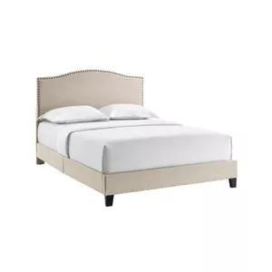 تخت خواب دونفره مدل نورا سایز 200x180 سانتی متر خانمان مدل 309657