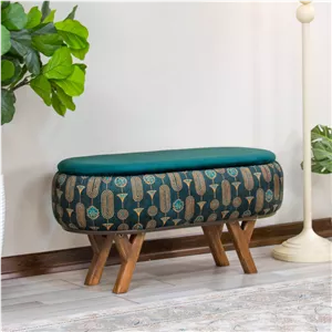 پاف مدل نقش طرح آپادانا طول 90 سانتی‌متر خانمان مدل 305088