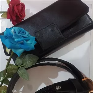 کیف و کمربند سِت مردانه چرم طبیعی دست دوز کد4738 خانمان مدل 366401