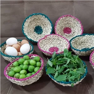 کاسه های حصیری مناسب برای سبزی تخم مرغ میوه های بهار و تابستان خانمان مدل 346935