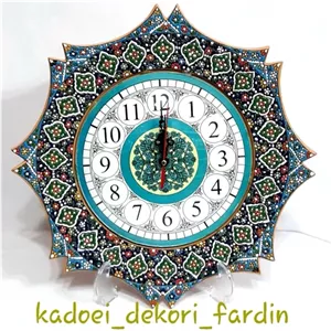 ساعت میناکاری طرح خورشیدی خانمان مدل 340203 