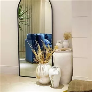 آینه قدی گنبدی ساده قاب دار خانمان مدل 337957