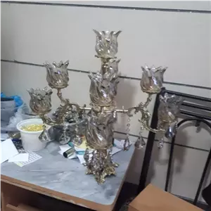 لوستر رومیزی . 4 شاخه 9 شعله خانمان مدل 347933
