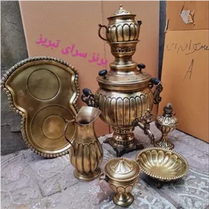 سماور برنجی انتیک خانمان مدل 340661