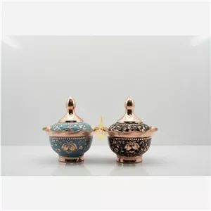 قندان مسی مدل الماس تراش خانمان مدل 339442