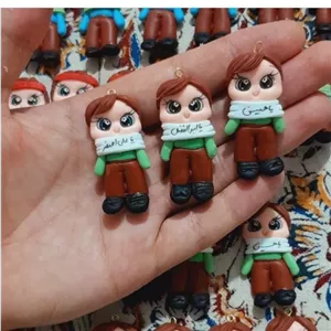 عروسک خمیری پسرونه و دخترونه محرمی آویز جاسوییچی خانمان مدل 367940