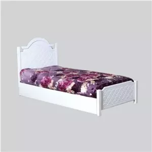 تخت خواب عرض 120 مدل روژان بدون کشو بدون تشک خانمان مدل 326169