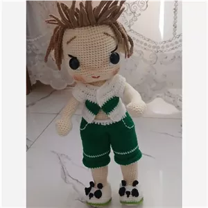 عروسک بافتنی پسر فشن خانمان مدل 373410