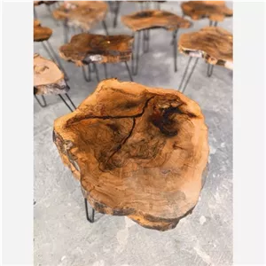 میز جلو مبلی بزرگ گردو سیاه رزین مشکی خانمان مدل 317327