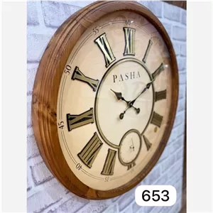 ساعت دیواری پاشا، کد 653، قطر 65سانتی متر خانمان مدل 342883