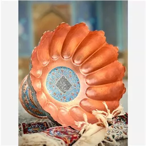 کاسه میوه خوریتذهیب و الماس تراش خانمان مدل 338633