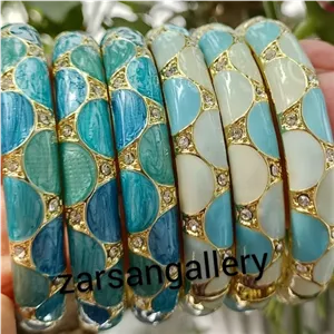 میناکاری دستبند های زیبا خانمان مدل 344448