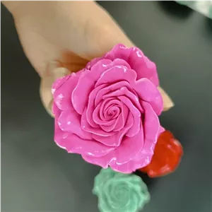 قالب سیلیکونی گل رز.قالب سیلیکونی رز طبیعی.رز جاودان.قالب گل رز خانمان مدل 355178