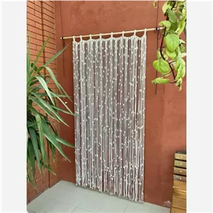 پرده مکرومه مینیمال و شیک خانمان مدل 361472