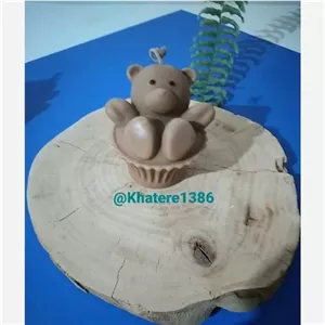 شمع خرس کاپ کیک خانمان مدل 334805