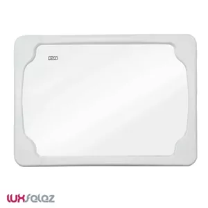 آینه اطلس مدل البرز بزرگ تمام سفید 54*40 خانمان مدل 336041