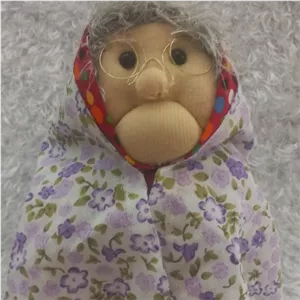 عروسک دست دوز ننه سرما خانمان مدل 374403
