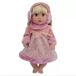 عروسک دختر لباس مخملی خانمان مدل 369193