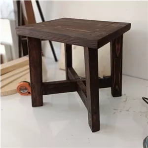 چهار پایه چوبی مدل روستیک خانمان مدل 334702