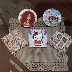 آینه کیفی با در چرخشی چوبی در طرح های مختلف سنتی و فانتزی خانمان مدل 338712