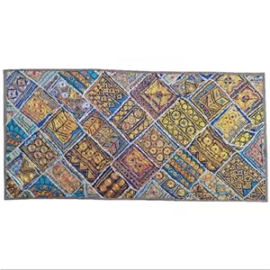 رومیزی کد MOSBO3 مستطیل بزرگ سوزن دوزی گلابتون نفیس آستردار همچنین مناسب برای قاب خانمان مدل 359877