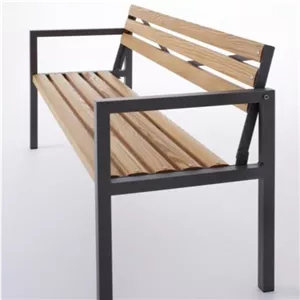 نیمکت چوبی فلزی فضای باز رزا خانمان مدل 334463