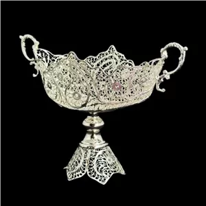 ظروف ملیله کاری کشکول شماره 1 خانمان مدل 339155