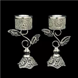 ظروف ملیله کاری شمعدان طرح اس خانمان مدل 338965