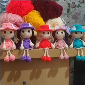 مینی عروسک بافتنی تو دلبرو خانمان مدل 370765