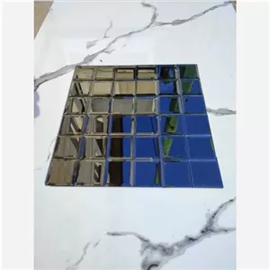 تایل آینه ای دودی ابعاد30در30 cm پشت چسبدار کاملآ نسوز و ضدآب خانمان مدل 337064