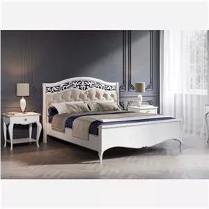 تخت خواب دونفره شیک و زیبا کلاسیک ارسال رایگان خانمان مدل 328120